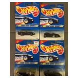 Lot of 1995 Hot Wheels Dark Riders Series Set