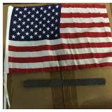 Lot of New American Car Flags with tie strings