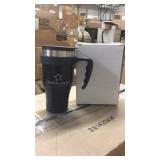 Lot of 24 stainless and plastic travel mugs
