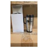Lot of 40 stainless steel travel mugs