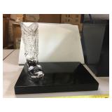 Lot of 8 Crystal Boot Awards with base
