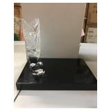Lot of 8 Crystal Boot Awards with base