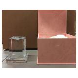 Lot of 8 Crystal Award bases