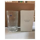 Lot of 6 Marquis by Waterford Crystal oval Vases