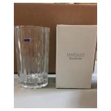 Lot of 6 Marquis by Waterford Crystal oval Vases