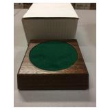 Lot of 9 wood award bases
