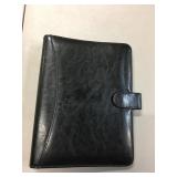 Lot of 18 faux leather 7 ring binders