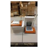 Lot of 4 desk calendar clock and calculator