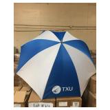 Lot of 10 TXU large golf umbrellas