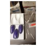 2 sets of Blue Pendant light fixtures new in box