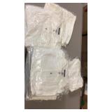 Lot of 16 white Jerzees polos
