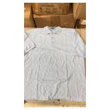 Lot of 10 light blue polo shirts