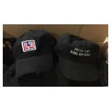 Box lot of approximately 82 ball caps