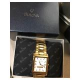 Bulova 97M103 gold color men’s watch new in box