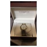 Wittnauer gold and Silver color watch new in box