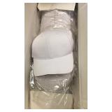 Lot of 144 Head to Toe white baseball caps