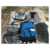 Lot of 22 New assortment of backpacks and tote