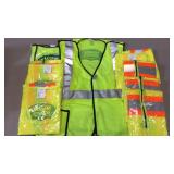Lot of 10 Safety vests