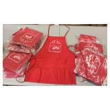 Lot of 23 Red aprons