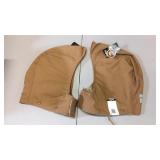 Pair of Carhartt brown hoods
