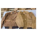 Lot of 8 new Saxon Leather Coats
