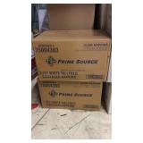 2 Boxes of white tall fold dispenser napkins