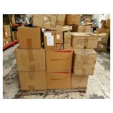 Lot of 19 Boxes of assorted cups and plastic
