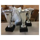 Lot of 4 new cup trophies