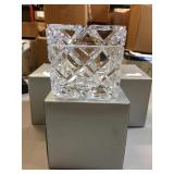 3 Mikasa Diamonds Crystal Covered Cube Boxes