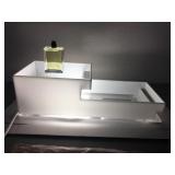 Lighted 2 tier display