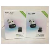 Pair of TP Link 150Mbps wireless N Nano USB