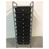 10 tray rolling organizer