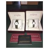 Wittnauer matching Men’s 12B02 and ladies 12M02