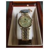 Men’s IRVING gold colored watch new in the box
