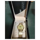 Men’s Belair gold watch