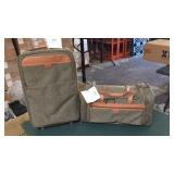 Pair of Hartman Tweed Collection luggage