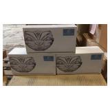 21 sets of Celebrations by Mikasa crystal bowls