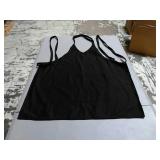 Lot of 22 New Black bib aprons