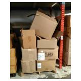 Pallet lot of New Assorted items, cloths, cooler