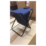 Lot of 22 foldable stools with cooler bottoms