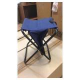 Lot of 22 foldable stools with cooler bottoms