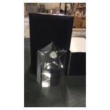 Pair of Crystal star Clock awards