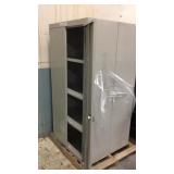 Pair of metal utility cabinets