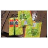 Box lot of approximately 50 Safety vests
