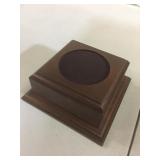 Lot of 10 small wooden mounting bases for awards