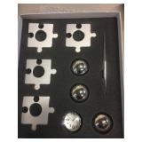 Pair of desk puzzle caddies