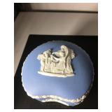 Wedgwood Blue and white trinket box