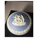Wedgwood Blue and white trinket box