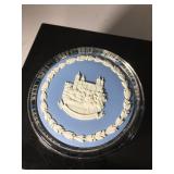 Wedgwood Blue and white “Tower of London”