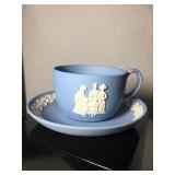 Wedgwood Blue and white cup and saucer